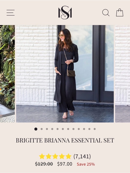 sexy modest Pants - Essential Set - Black (pants, tank, jacket)
